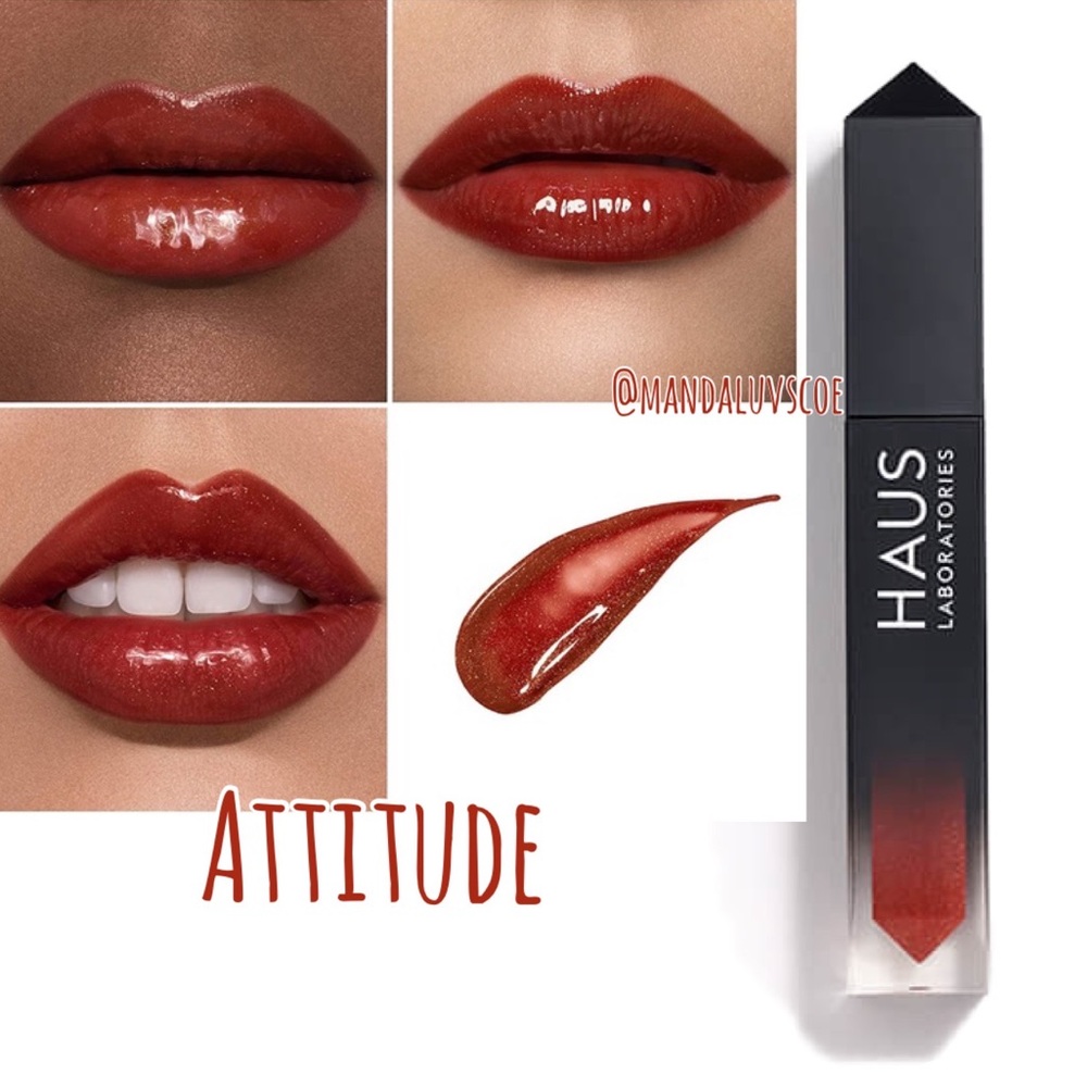 💗HAUS LABORATORIES Le Riot Lip Gloss Attitude